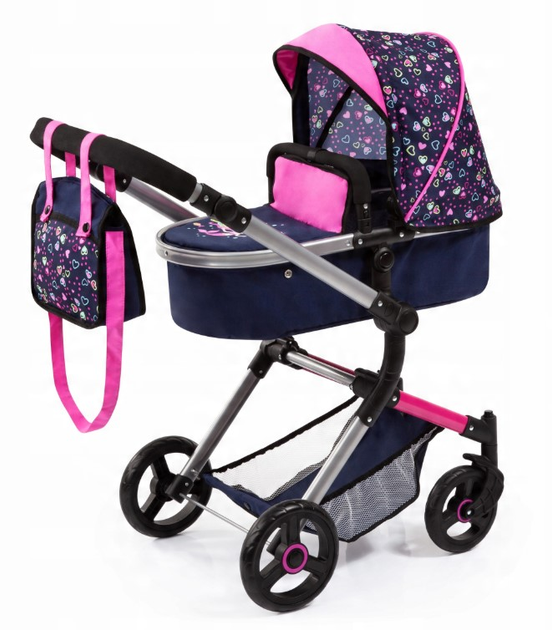 Wózek dla lalki Bayer Design Combi Neo Vario 18417AA Granatowy (4003336184174) - obraz 5