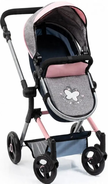 Wózek dla lalki Bayer Design Combi Neo Vario 18427AA Szary (4003336184273) - obraz 6