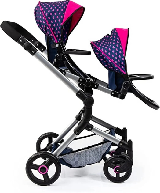 Wózek dla lalki Bayer Design Twin Neo Blizniaczy 26254AA Granatowy (4003336262544) - obraz 4