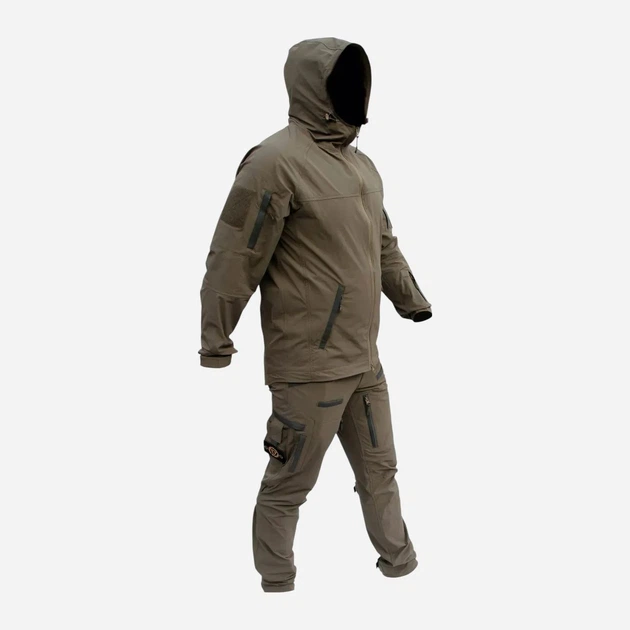 Костюм тактичний чоловічий M-Gear M-Strong Рух 4Wstretch Lead Gray 4XL/L Сіро-зелений (MG2000000064550) - зображення 4