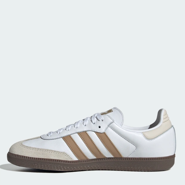 Мужские кеды кожаные низкие Adidas Samba Og JR0912 46 (11UK) 29.5 см Ftwwht/Cardbo/Gum5 (4068801237014) - изображение 4