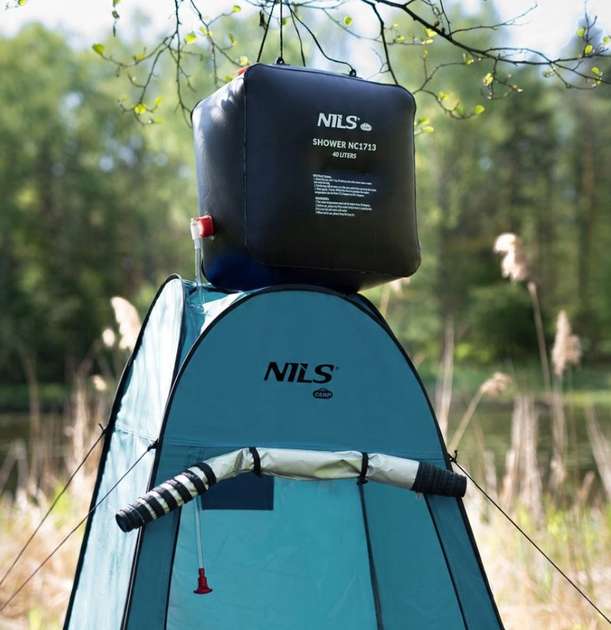 Намет-роздягальня NILS CAMP NC1706 Бірюзовий (5908261681240) - зображення 12