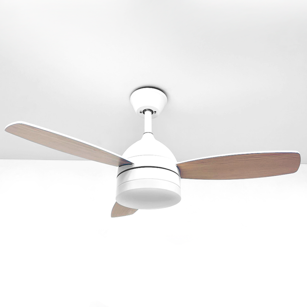 Люстра з вентилятором FAN WOOD 48W+18W R Luminaria WHITE/WOOD 5000Lm керована світлодіодна з пультом ДУ 1060x390мм - Фото 6 Люстра з вентилятором FAN WOOD 48W+18W R Luminaria WHITE/WOOD 5000Lm керована світлодіодна з пультом ДУ 1060x390мм - зображення 6