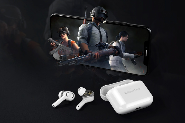Słuchawki Kruger & Matz M4 Pro White (5901890069519) - obraz 11