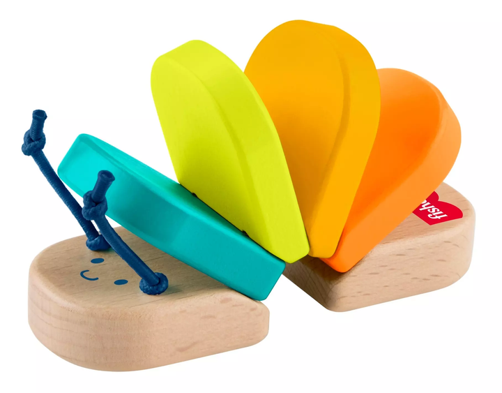 Zabawka Fisher Price JCY39 drewniana klapiąca gąsienica sensoryczna (194735279371) - obraz 3