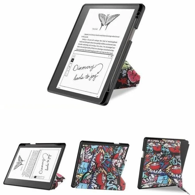 Чохол-книжка BeCover Ultra Slim Origami для Amazon Kindle Scribe 10.2" Graffiti (712582) - Фото 3 Чохол-книжка BeCover Ultra Slim Origami для Amazon Kindle Scribe 10.2" Graffiti (712582) - зображення 3