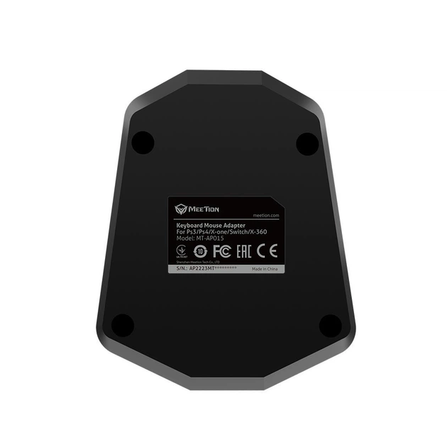 Игровой HUB адаптер MeeTion MT-AP015 Gaming Keyboard And Mouse LED для PS3, PS4, N-Switch, X-ONE, X-360 Black - Фото 8 Игровой HUB адаптер MeeTion MT-AP015 Gaming Keyboard And Mouse LED для PS3, PS4, N-Switch, X-ONE, X-360 Black - изображение 8