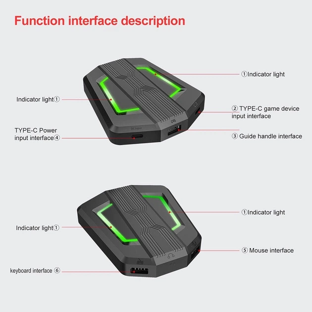 Игровой HUB адаптер MeeTion MT-AP015 Gaming Keyboard And Mouse LED для PS3, PS4, N-Switch, X-ONE, X-360 Black - Фото 13 Игровой HUB адаптер MeeTion MT-AP015 Gaming Keyboard And Mouse LED для PS3, PS4, N-Switch, X-ONE, X-360 Black - изображение 13