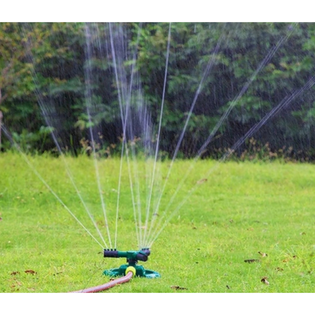 Вращающийся садовый разбрызгиватель 360 Lawn Water Sprinkler UKC ART-5058 равномерное орошение полный охват участка - Фото 2 Вращающийся садовый разбрызгиватель 360 Lawn Water Sprinkler UKC ART-5058 равномерное орошение полный охват участка - изображение 2