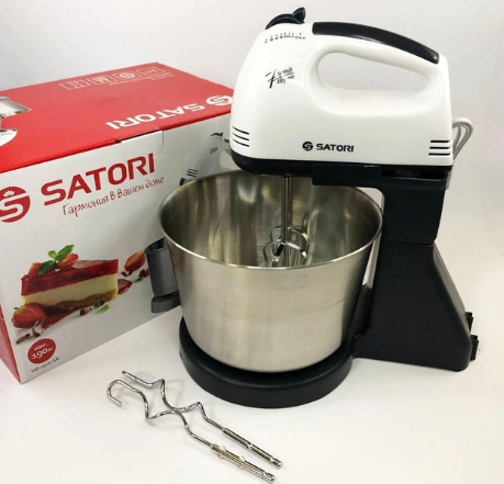 Миксер Satori SM-1920-GR мощность 190 вт 7 скоростей для дома - изображение 2
