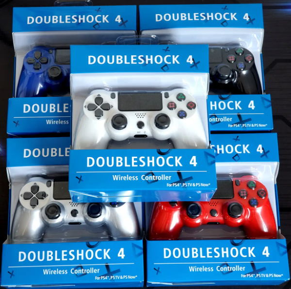 Проводной джойстик Doubleshock 4 PS4 с вибрацией и эргономичным дизайном - изображение 3