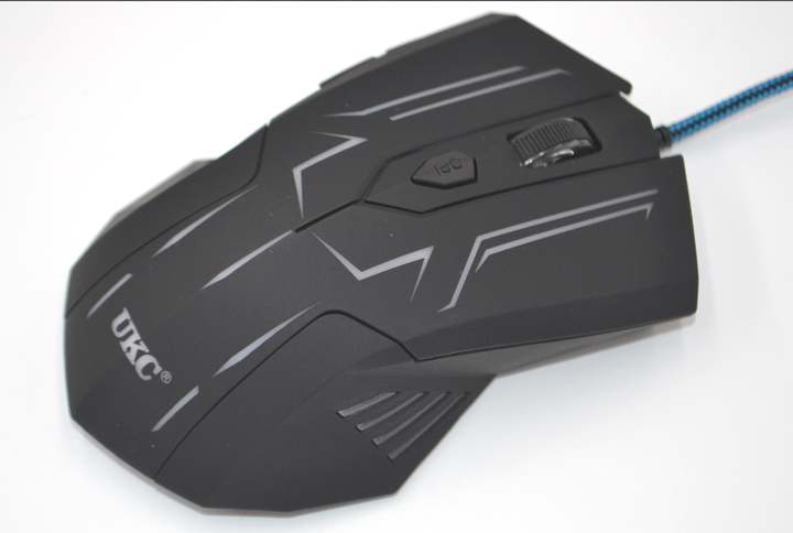 Клавиатура LED GAMING KEYBOARD + Mouse M-710 4958 мембранная 2400 dpi - изображение 4