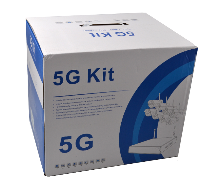 Комплект видеонаблюдения 5G Kit (8 беспроводных камер) WiFi 4ch NVR/DVR розмір - HDSYR_7461 - зображення 2