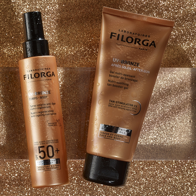 Сонцезахисний спрей Filorga UV-Bronze Corps Body SPF 50+ 150 мл (3401360180666) - зображення 4