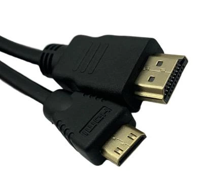 Кабель мультимедийный HDMI -> Mini HDMI 50 cм (0.5м) 1.4v 2К FULL HD 1080P Черный - изображение 5