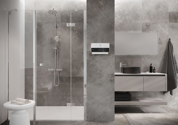 Przepływowy podgrzewacz wody Ariston Aures Slim Multi M 5 EU 5 kW 0.8 MPa (3195211) - obraz 3