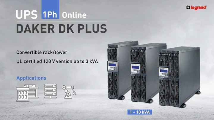 ИБП Legrand 310172 Daker DK Plus, 3000VA/2700W, RT2U, LCD, RS232, USB, EPO, 1xC19, 6xC13 - изображение 5