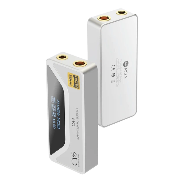 Shanling UA4 Silver – Портативний Hi-Fi підсилювач із вишуканим звучанням - зображення 4