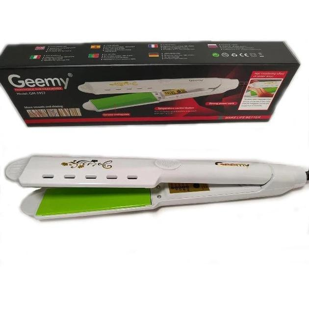 Плойка-гофре Gemei GM-2957W для волос с керамическим покрытием щипцы утюжок для крупного гофре и укладки (320) - изображение 5