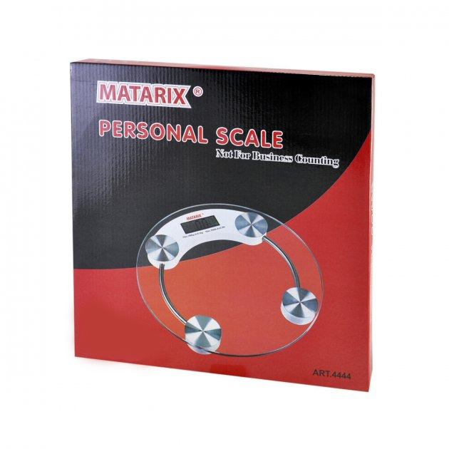 Напольные электронные весы Matarix MX-451A до 180 кг для измерения веса круглые (974) - Фото 5 Напольные электронные весы Matarix MX-451A до 180 кг для измерения веса круглые (974) - изображение 5