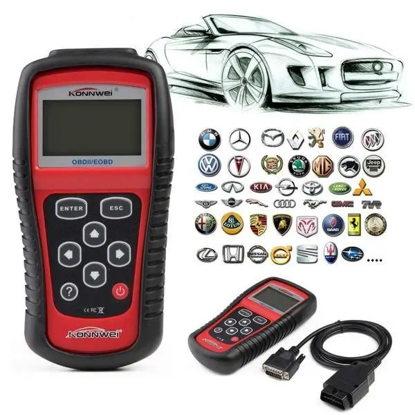 Автомобильный универсальный диагностический сканер OBDII/EOBD (5805) - изображение 8