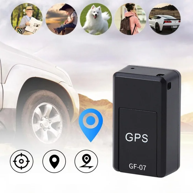 Трекер для автомобиля с прослушкой Tracker GF-07 GSM/GPRS подходит для собак котов маячок для детей (6980) - изображение 4