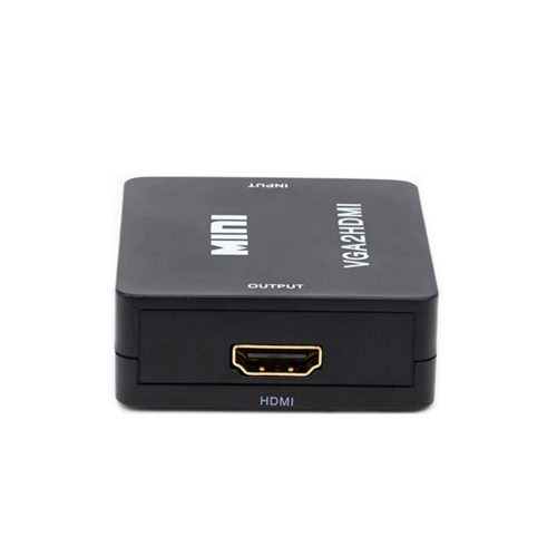 Переходник конвертер видео аудио VGA to HDMI TV 1080P Black (284970) - Фото 2 Переходник конвертер видео аудио VGA to HDMI TV 1080P Black (284970) - изображение 2
