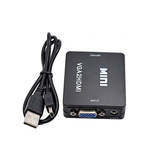 Переходник конвертер видео аудио VGA to HDMI TV 1080P Black (284970) - Фото 4 Переходник конвертер видео аудио VGA to HDMI TV 1080P Black (284970) - изображение 4
