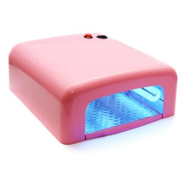 Лампа для маникюра UV Lamp 36 Watt 818 розовая (280) - изображение 4