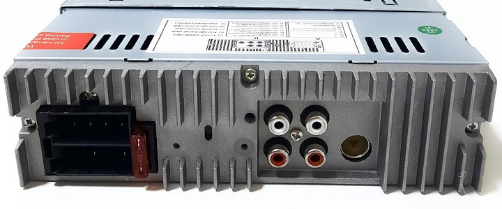 Автомагнітола 1DIN MP3 3887 ISO з сенсорним дисплеєм Bluetooth USB microSD FM радіо автомобільна магнітола 4×50Вт автомагнітола з пультом ДУ автомагнітола з еквалайзером та RCA виходом фронтальний USB авто магнітола для машини - изображение 4