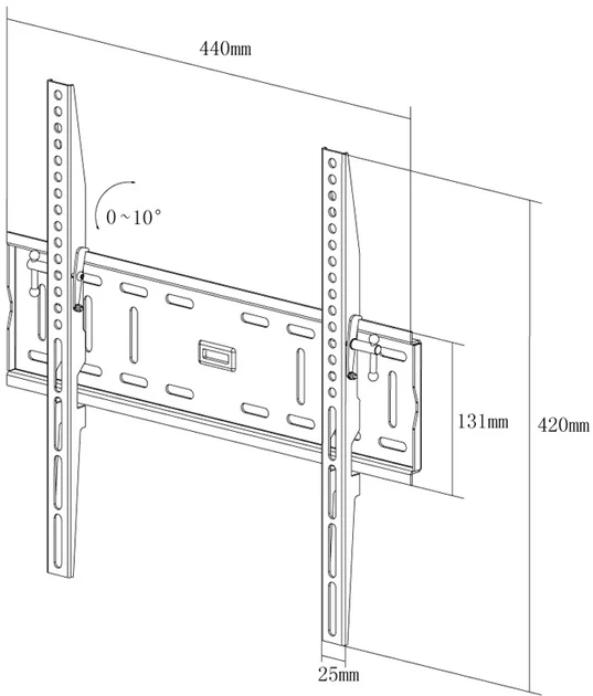 Кронштейн X-Digital Steel 26-55" ST315 Black (5988309) - зображення 2