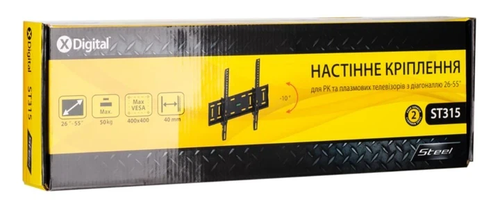 Кронштейн X-Digital Steel 26-55" ST315 Black (5988309) - зображення 3