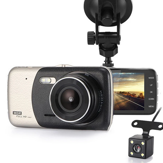 Автомобільний відеореєстратор DVR CT-503 z14a Full HD (5439) - зображення 5