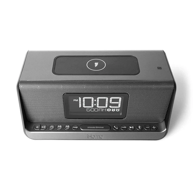 Акустична док-станция iHome IBN350G, Qi Wireless Charging, BT, NFC, USB, Aux Mic (IBN350V2G) - Фото 2 Акустична док-станция iHome IBN350G, Qi Wireless Charging, BT, NFC, USB, Aux Mic (IBN350V2G) - изображение 2