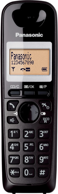 Telefon stacjonarny Panasonic KX-TG2511 FXT Black - obraz 2