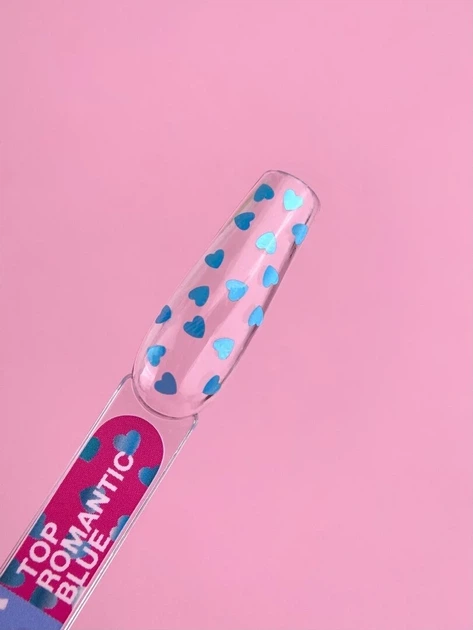 Топ для гель-лаку LUNA Top Romantic Blue 13ml - зображення 4
