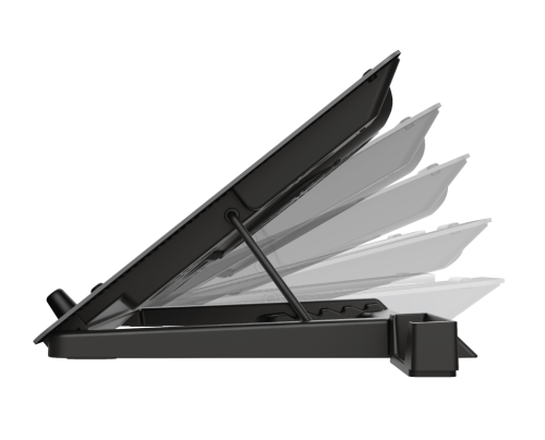 Підставка для ноутбука до 17" Trust GXT 1125 Quno, Black (23581) - зображення 4