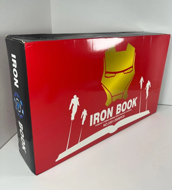 Конструктор книжка з мініфігурками Marvel Iron Man Iron Book Без