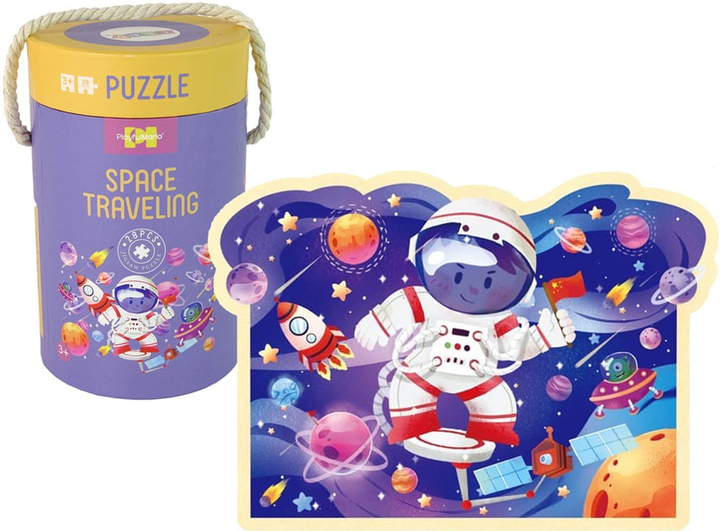 Пазл в тубусі Lean Toys Космос 28 елементів 14150 (5905679070338) - зображення 2