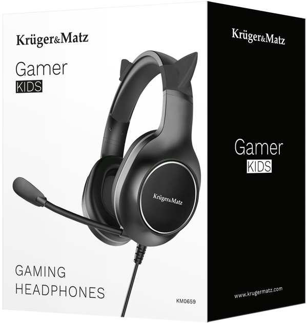 Навушники Kruger & Matz Gamer Kids Black (5901890069182) - зображення 8