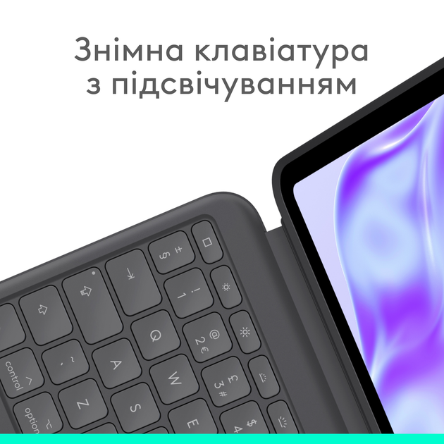 Чохол-клавіатура для планшета Logitech Combo Touch для Apple iPad
