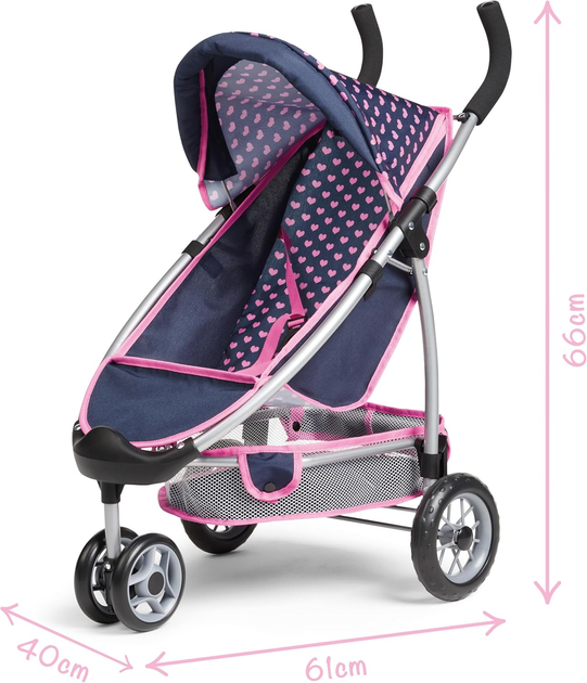 Wózek dla lalek Bayer Design Jogger sport (39952AC) (4003336420531) - obraz 2