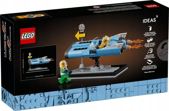 Zestaw klocków LEGO Ideas Latający księżycowy samochód 211 elementów (40789) - obraz 6