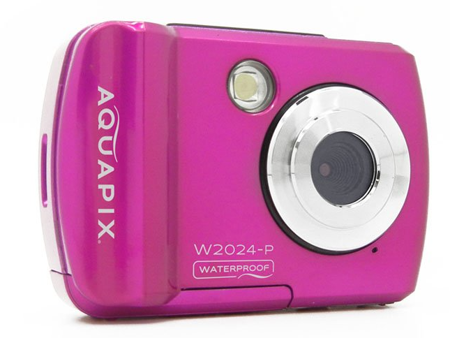 Компактный фотоаппарат Easypix Aquapix W2024 Splash / 5 Мп CMOS / HD 720 p 30 fps / 8× цифровой зум / Водонепроницаемый до 3 м / Ударопрочный / Розовый Б/В - изображение 2