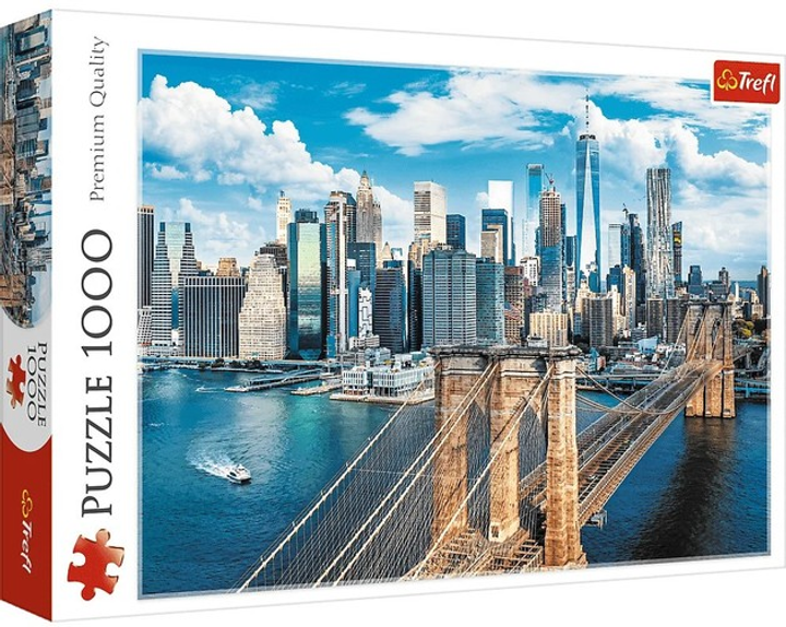 Puzzle Trefl Most Brookliński Nowy Jork 1000 elementów 10725 (5900511107258) - obraz 1