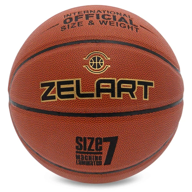 Мяч баскетбольный Zelart Rookie Gear 4430 для зала (Indoor) размер 7 - Фото 2 Мяч баскетбольный Zelart Rookie Gear 4430 для зала (Indoor) размер 7 - изображение 2