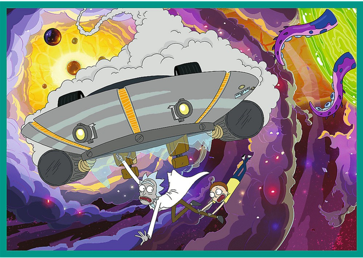 Zestaw Puzzle Trefl Zakręcony świat Ricka i Morty'ego 4 x 250 elementów 13338 (5900511133387) - obraz 5