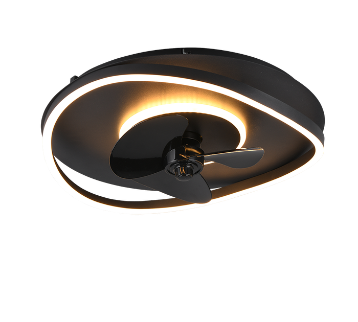 Люстра светодиодная светильник потолочный с вентилятором Reality SORTLAND incl. 1x SMD 30W · 1x 3500lm 2700 - 6500K (R67393132) - изображение 2