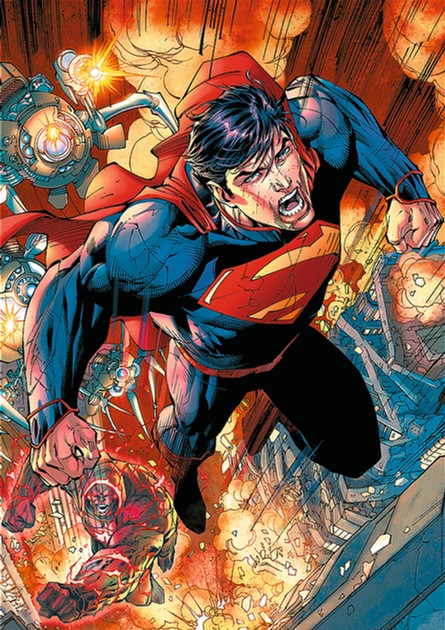 Puzzle Trefl Superman w akcji 1000 elementów 10936 (5900511109368) - obraz 2