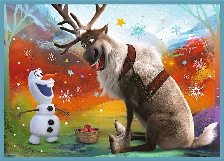 Puzzle Trefl Niezwykły świat Frozen 4 w 1 12/15/20/24 elementy 34381 (5900511343816) - obraz 3